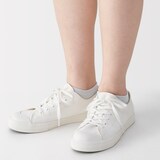 婦人　足なり直角　さらっと綿　スニーカーイン