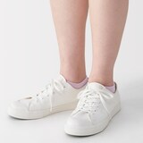 婦人　足なり直角　さらっと綿　スニーカーイン