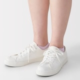 婦人　足なり直角　さらっと綿　スニーカーイン