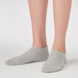 婦人　足なり直角　スニーカーイン　※杢色