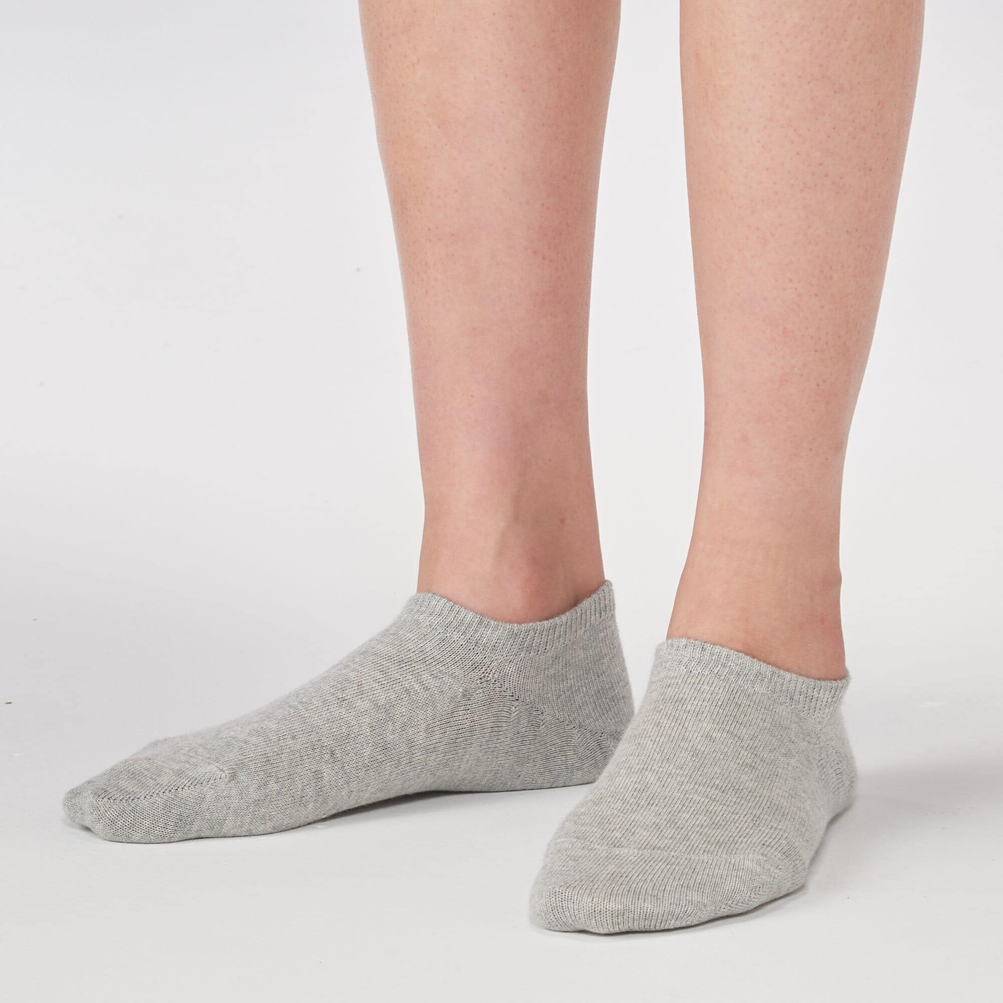 婦人　足なり直角　スニーカーイン　※杢色