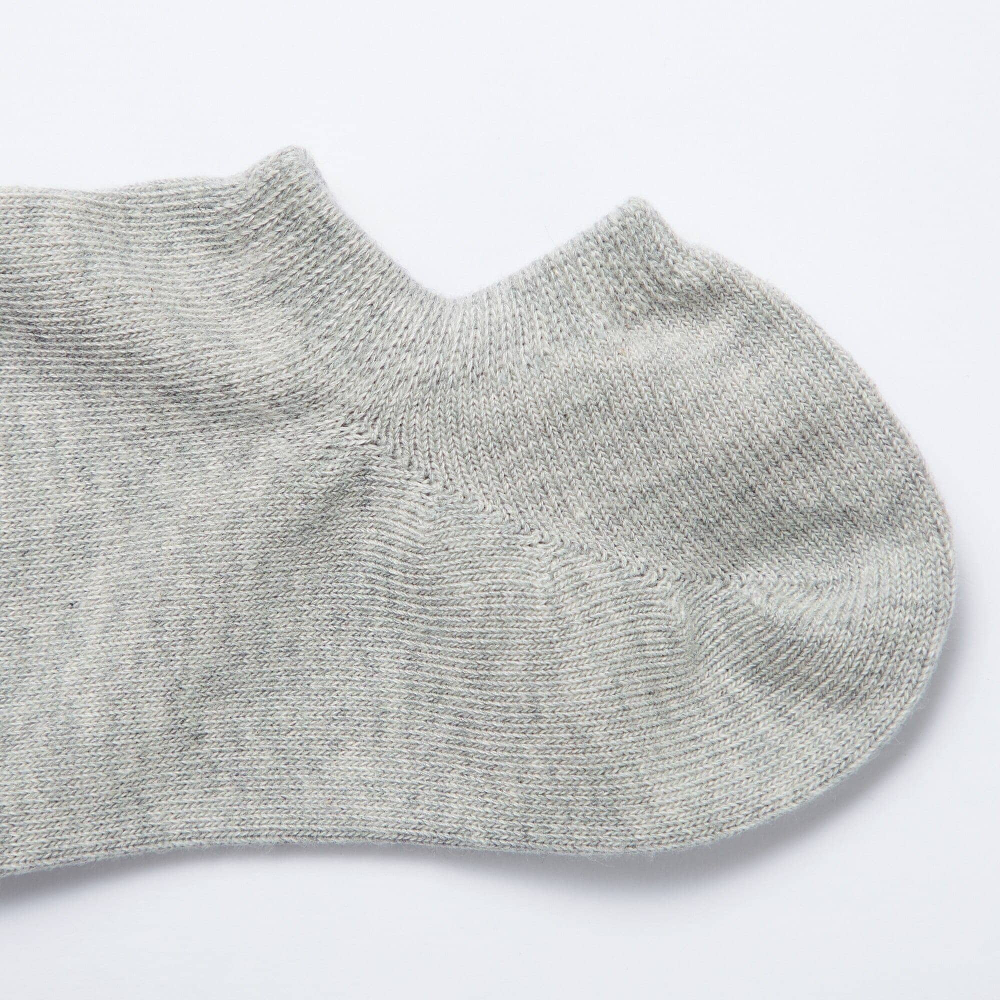 婦人　足なり直角　スニーカーイン　※杢色