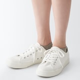 婦人　足なり直角　スニーカーイン　※杢色