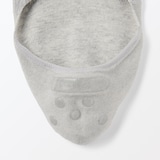 婦人　かかと滑り止め付き　薄手　フットカバー　※杢色