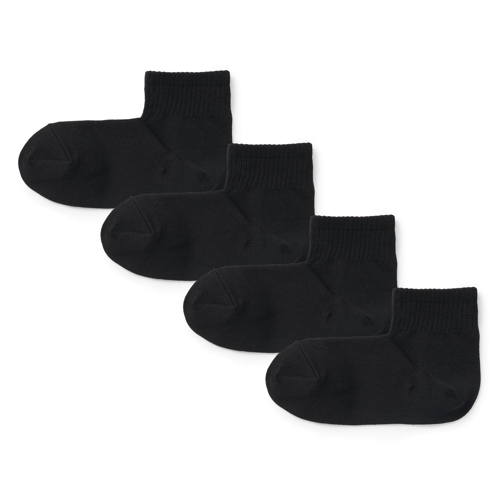 婦人　足なり直角　ショート丈靴下（４足組）