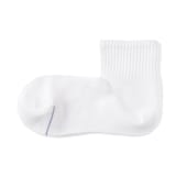 婦人　足なり直角　さらっと綿　ショート丈靴下