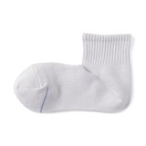 婦人　足なり直角　さらっと綿　ショート丈靴下