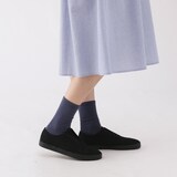 婦人　足なり直角　履き口やわらか　足首に沿う靴下