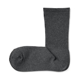 婦人　足なり直角　履き口やわらか　足首に沿う靴下　※杢色