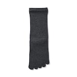 婦人　足なり直角　５本指靴下　※杢色