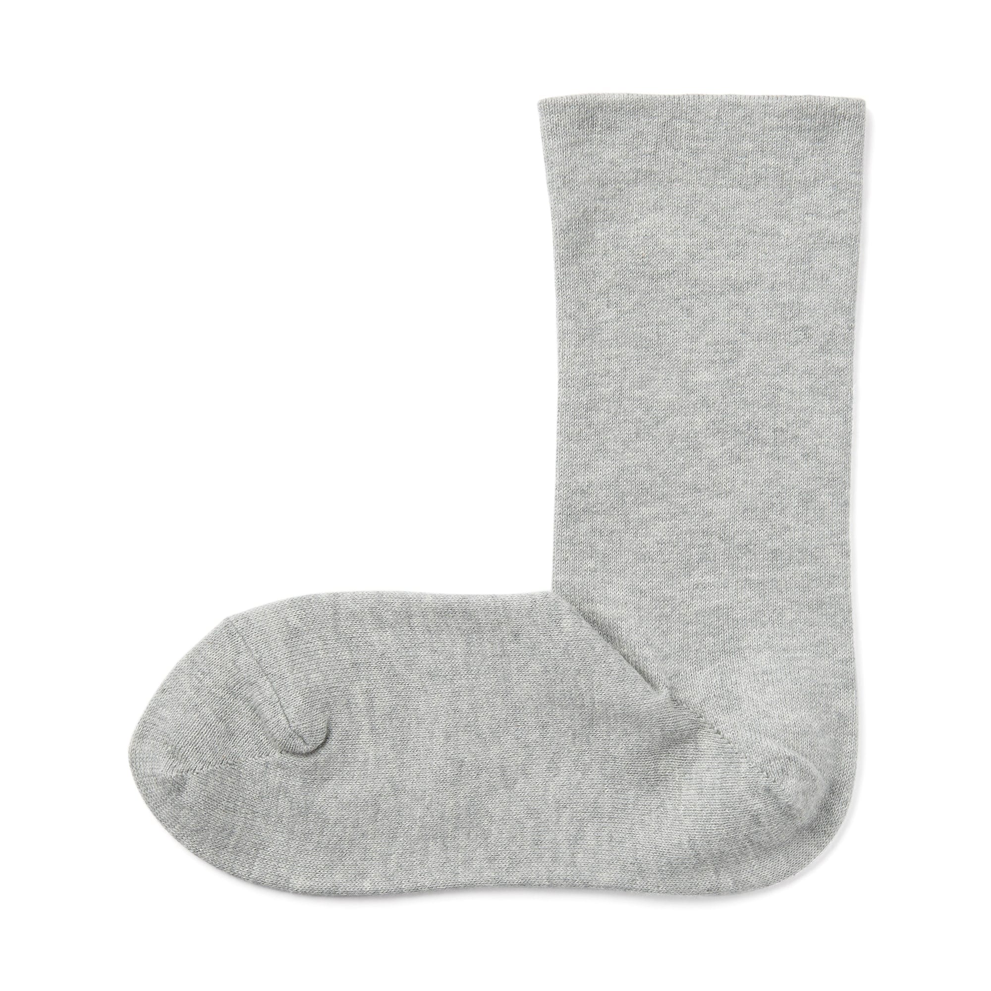 婦人 足なり直角 内側シルク使い ルームソックス | 無印良品