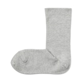 婦人　足なり直角　内側シルク使い　ルームソックス