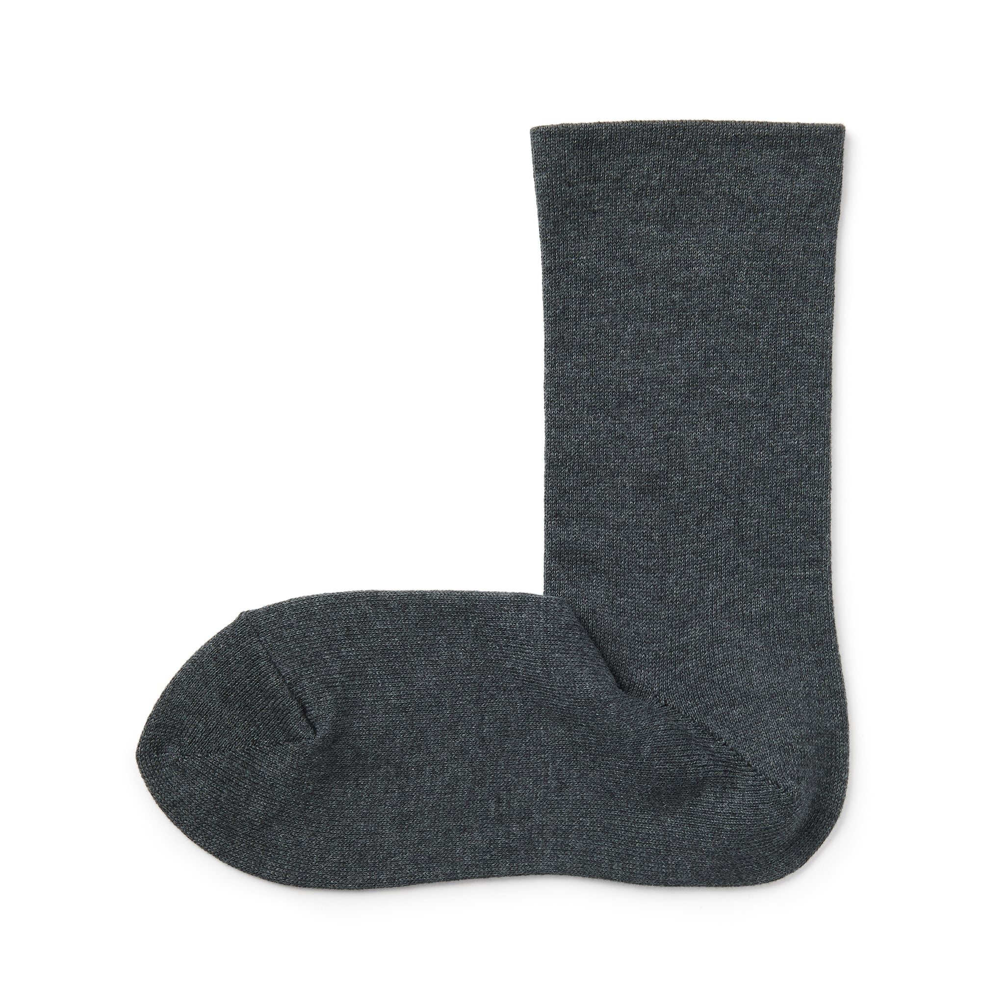 婦人　足なり直角　内側シルク使い　ルームソックス