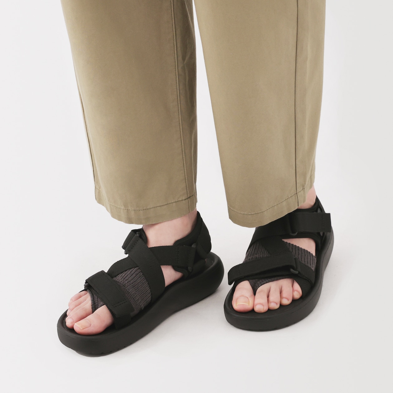さらっと綿　トング型　パーツソックス