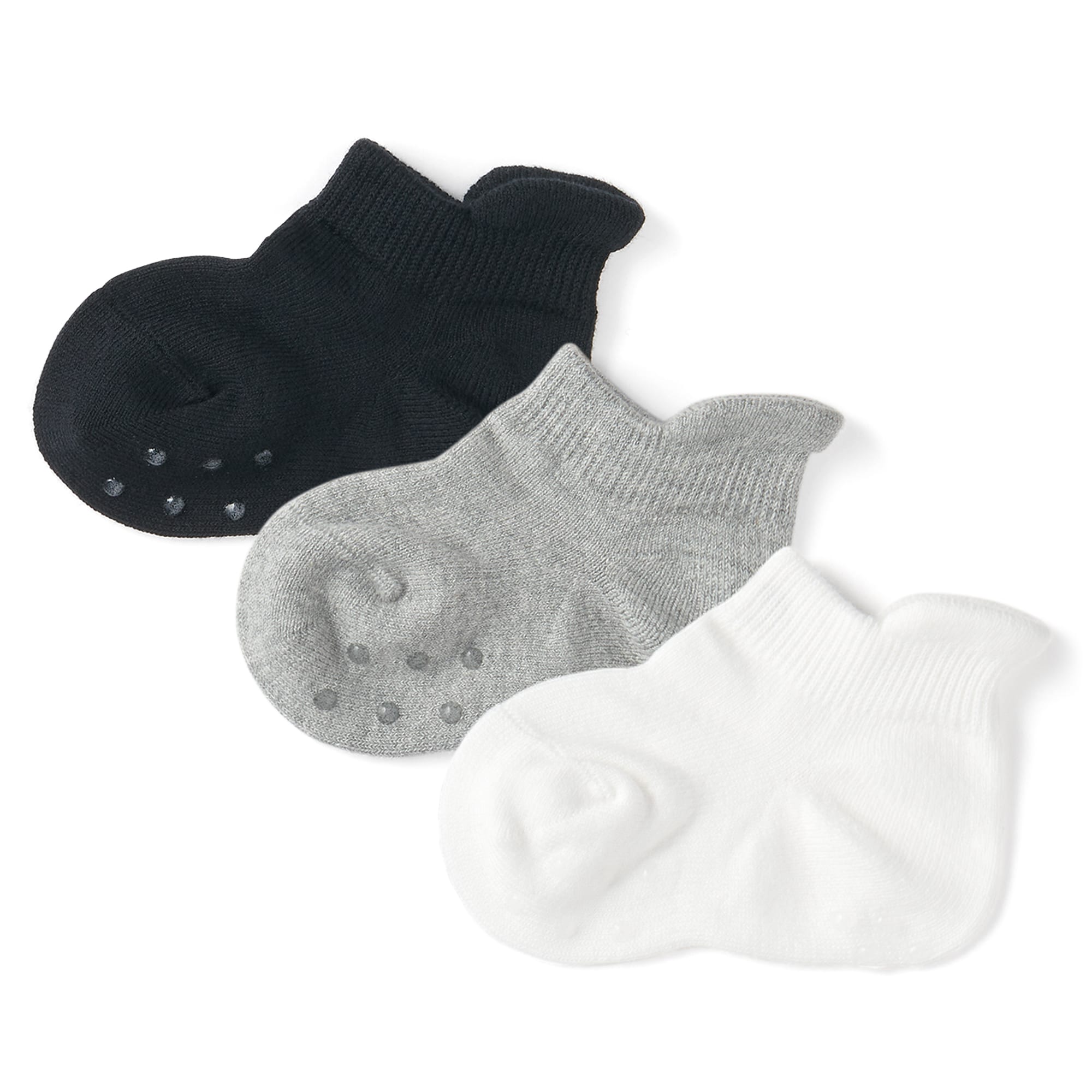 ベビー　足なり直角　スニーカーイン（３足組）