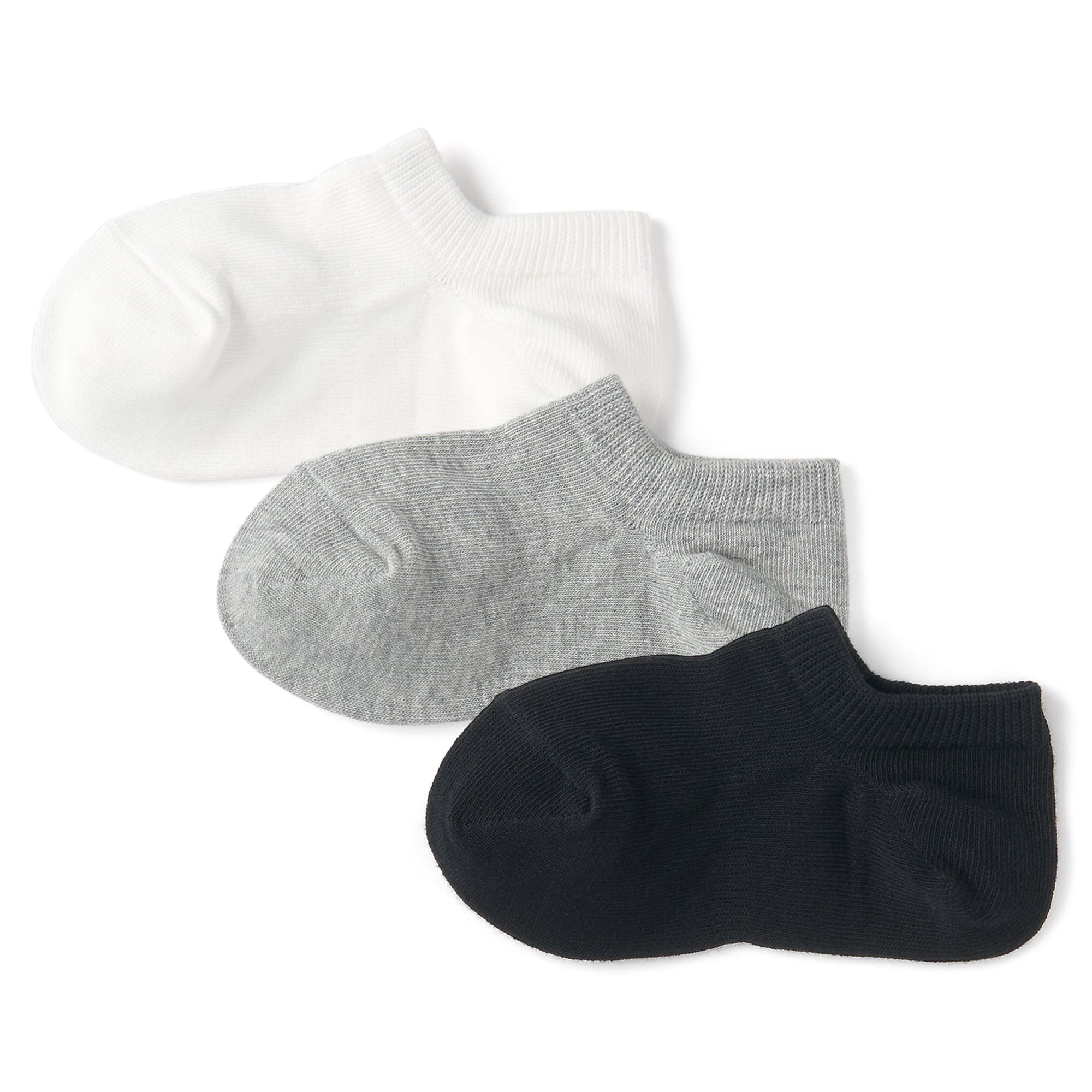 キッズ　足なり直角　スニーカーイン（３足組）