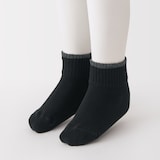 キッズ　足なり直角　ショート丈靴下（柄・３足組）