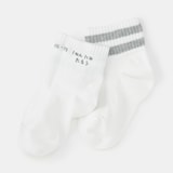 キッズ　足なり直角　ショート丈靴下（柄・３足組）