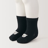 ベビー　足なり直角　動物柄　靴下（３足組）