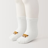 ベビー　足なり直角　動物柄　靴下（３足組）