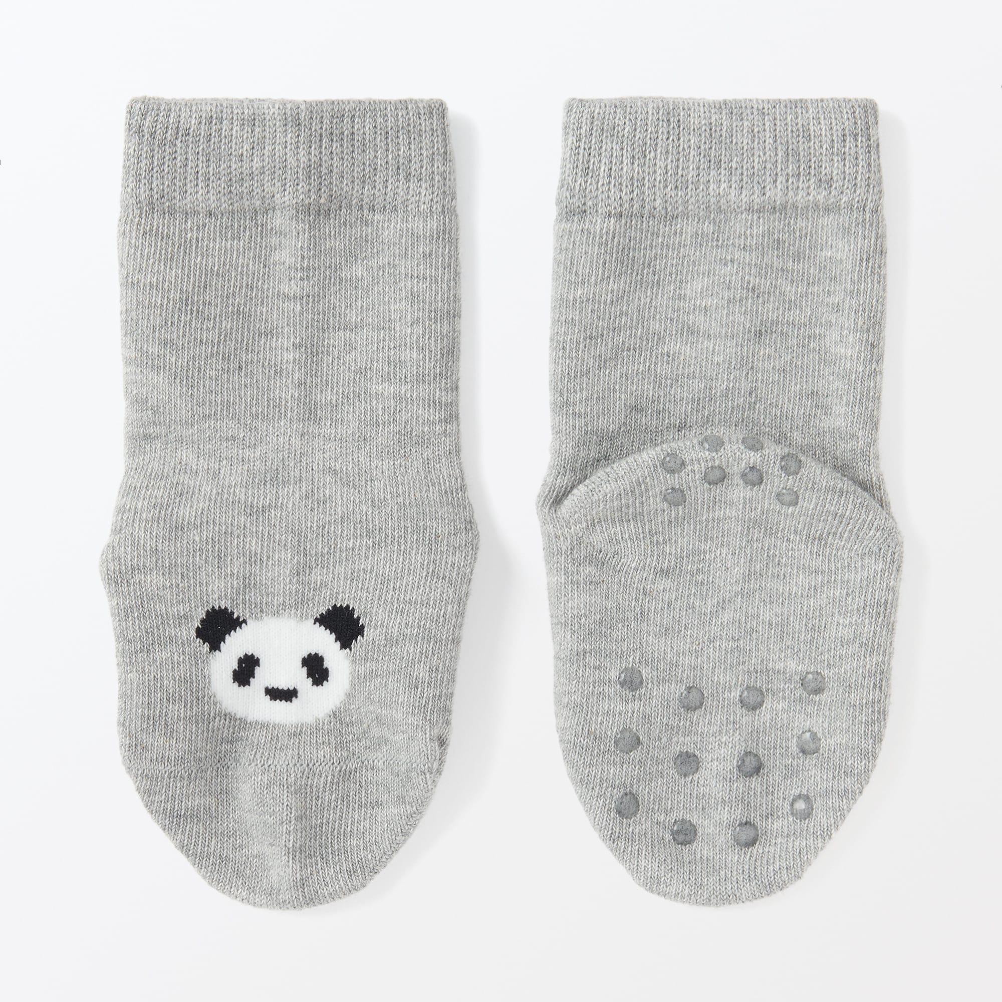 ベビー　足なり直角　動物柄　靴下（３足組）