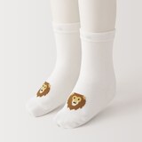 キッズ　足なり直角　動物柄　靴下（３足組）