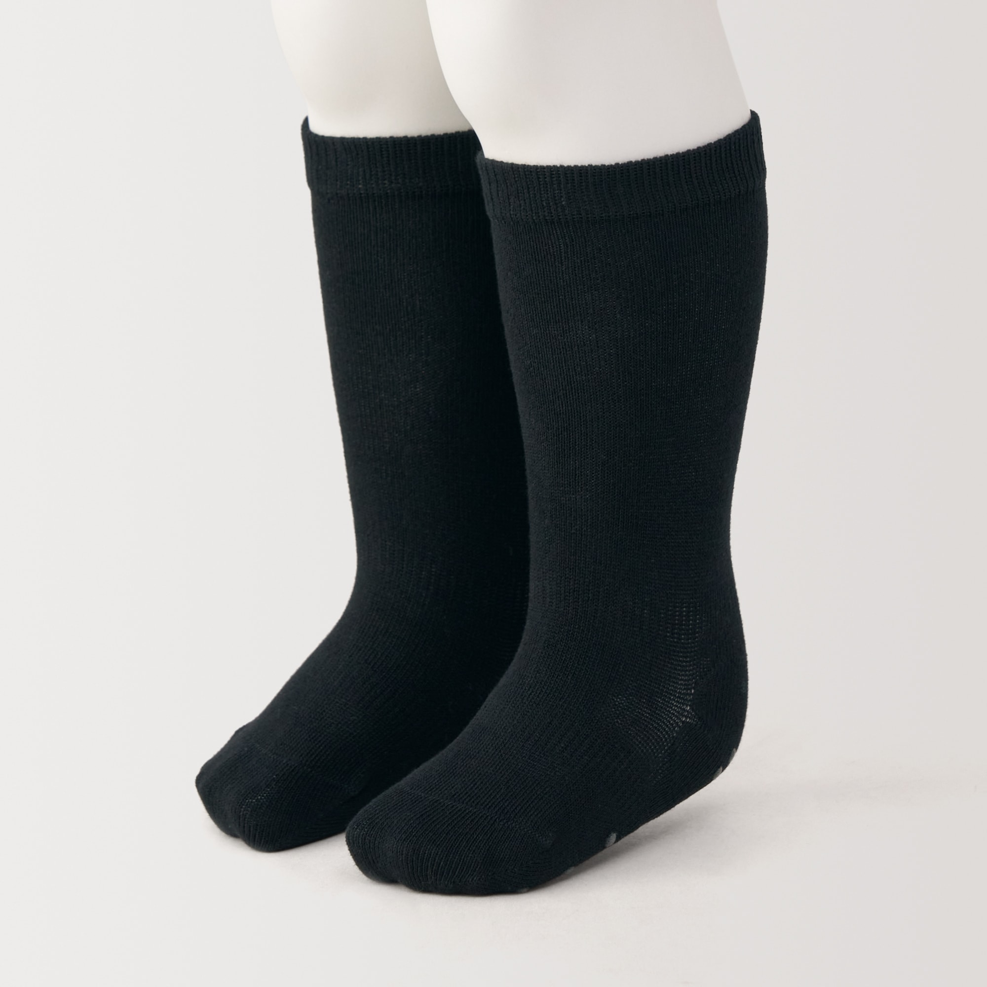 ベビー　足なり直角　ハイソックス（３足組）