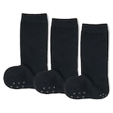 ベビー　足なり直角　ハイソックス（３足組）