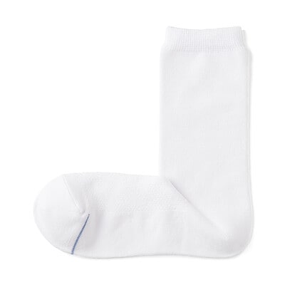 婦人　足なり直角　さらっと綿靴下