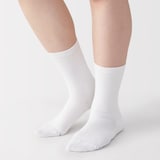 婦人　足なり直角　さらっと綿靴下