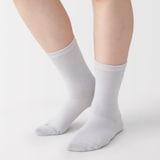 婦人　足なり直角　さらっと綿靴下