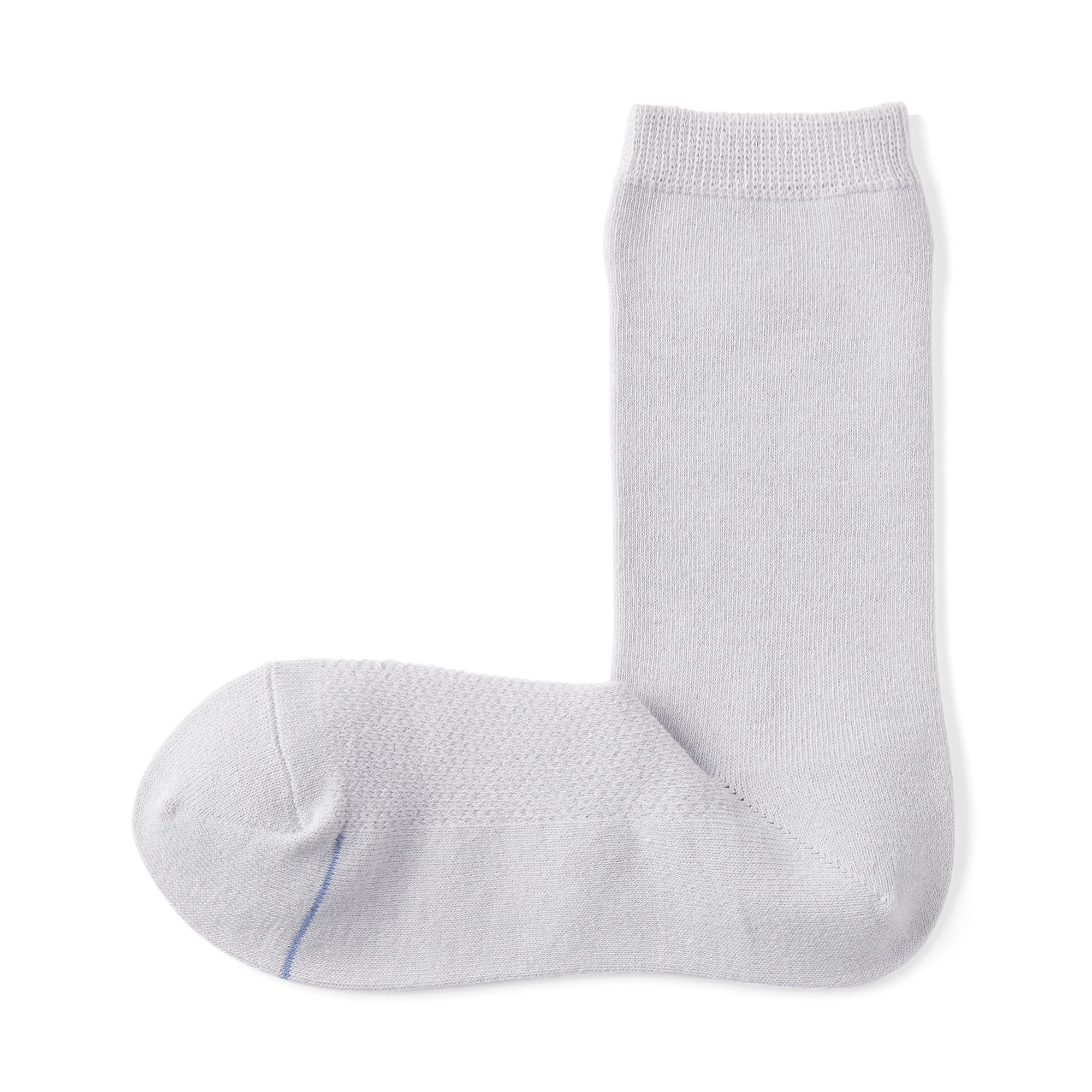 婦人　足なり直角　さらっと綿靴下