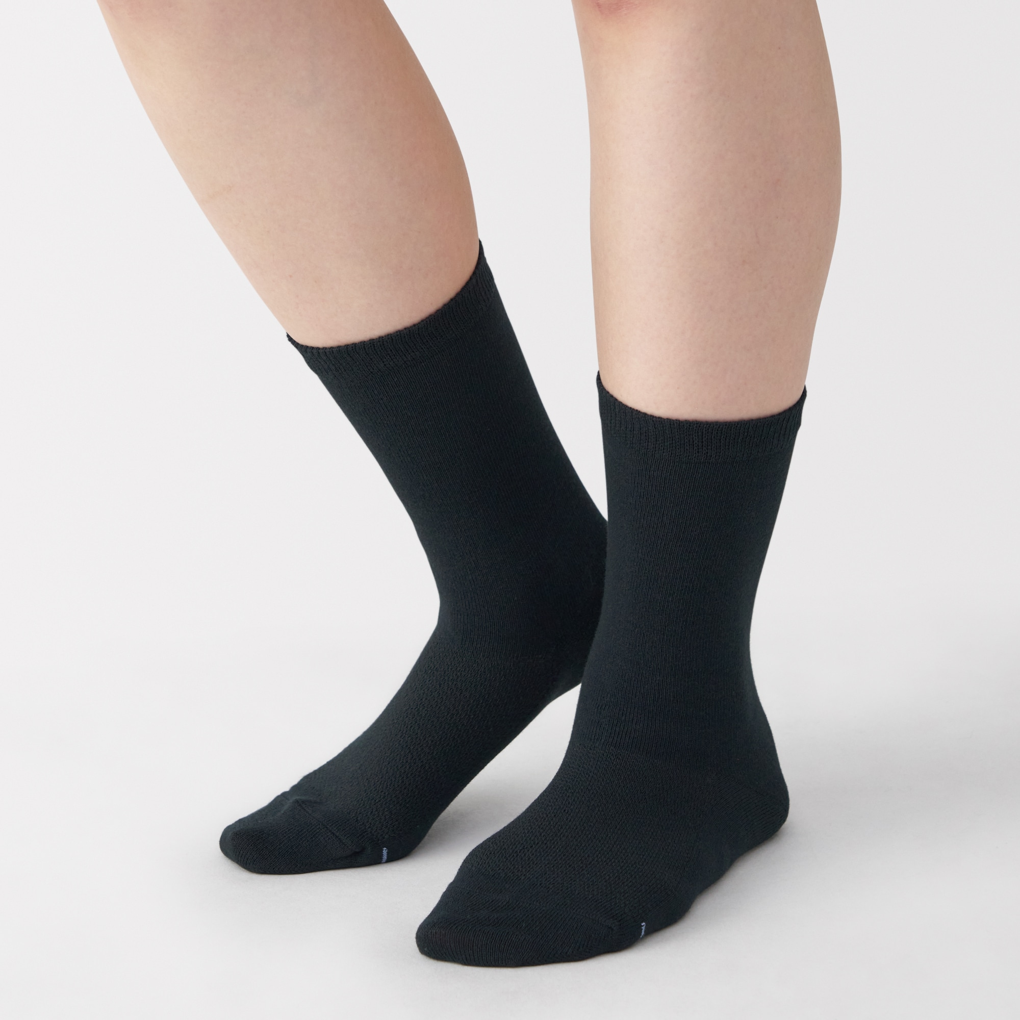 婦人　足なり直角　さらっと綿靴下