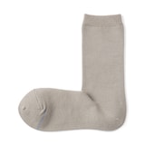 婦人　足なり直角　さらっと綿靴下