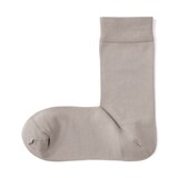 婦人　足なり直角　履き口やわらか　レーヨン混　薄手　靴下（口ゴムなし）