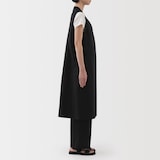 婦人　ヘンプ混　ツイル　ロングジレ