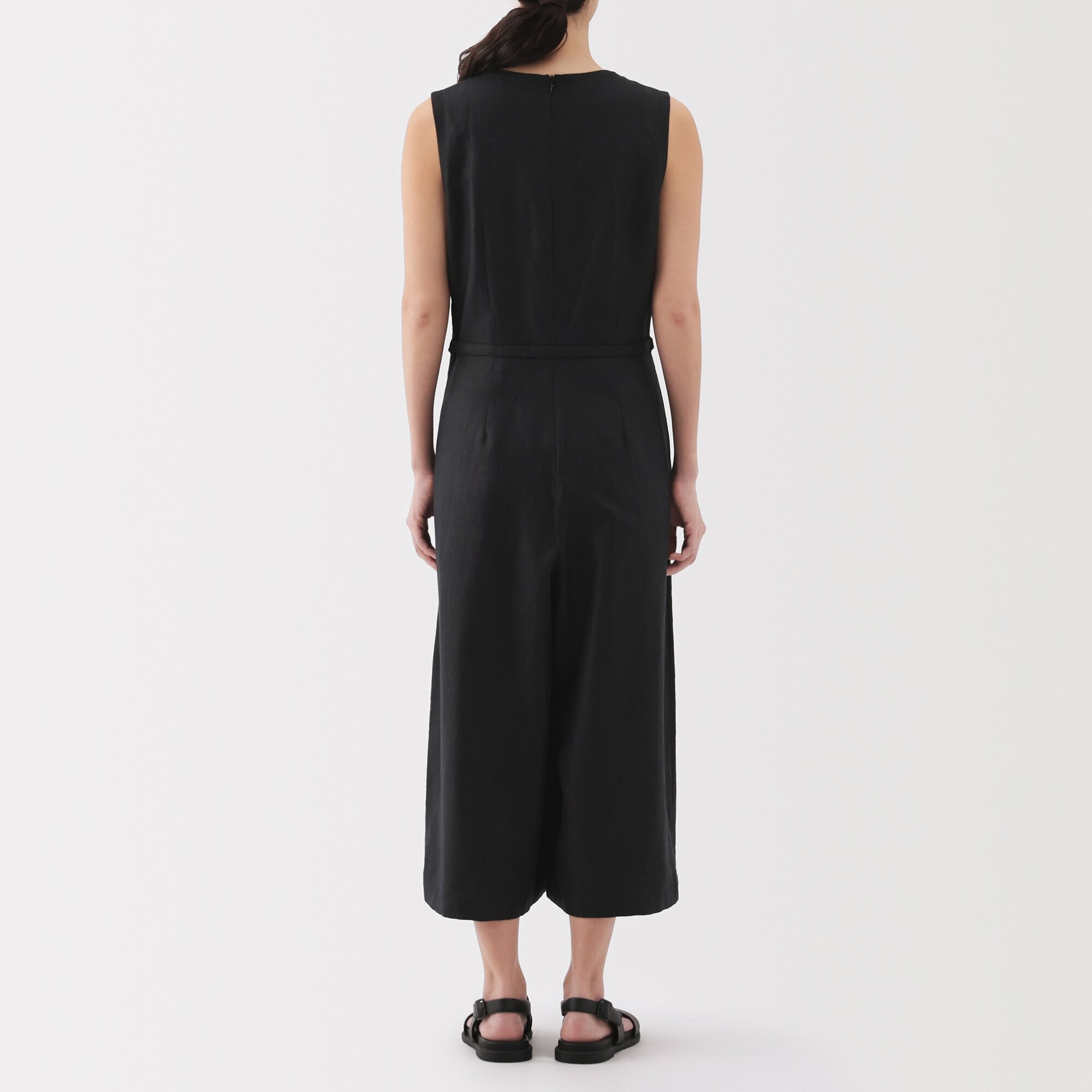 婦人 ヘンプ混 ツイル ジャンプスーツ | 無印良品