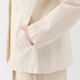 婦人　ヘンプ　コットン　シャツジャケット