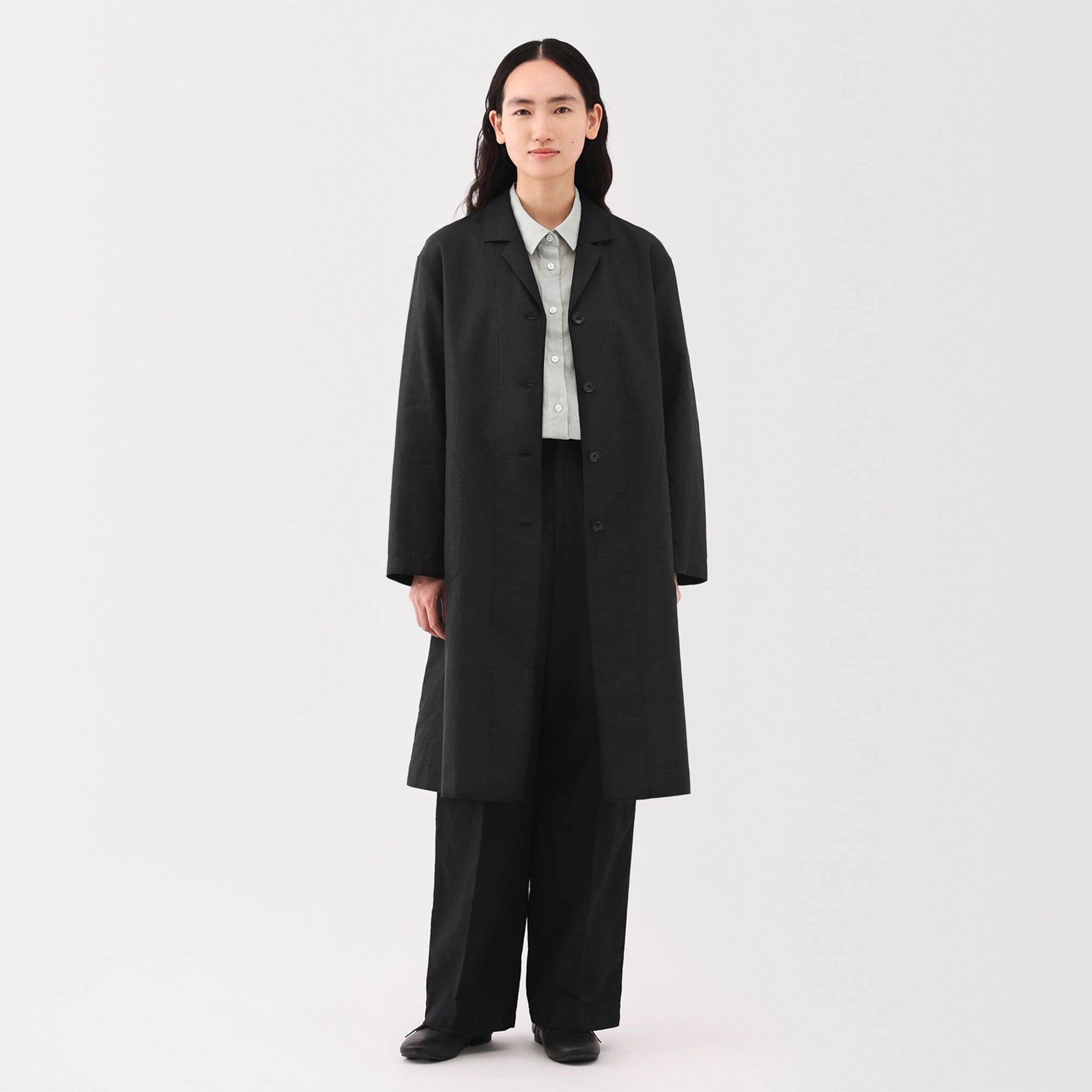 婦人 ヘンプ コットン コート | 無印良品