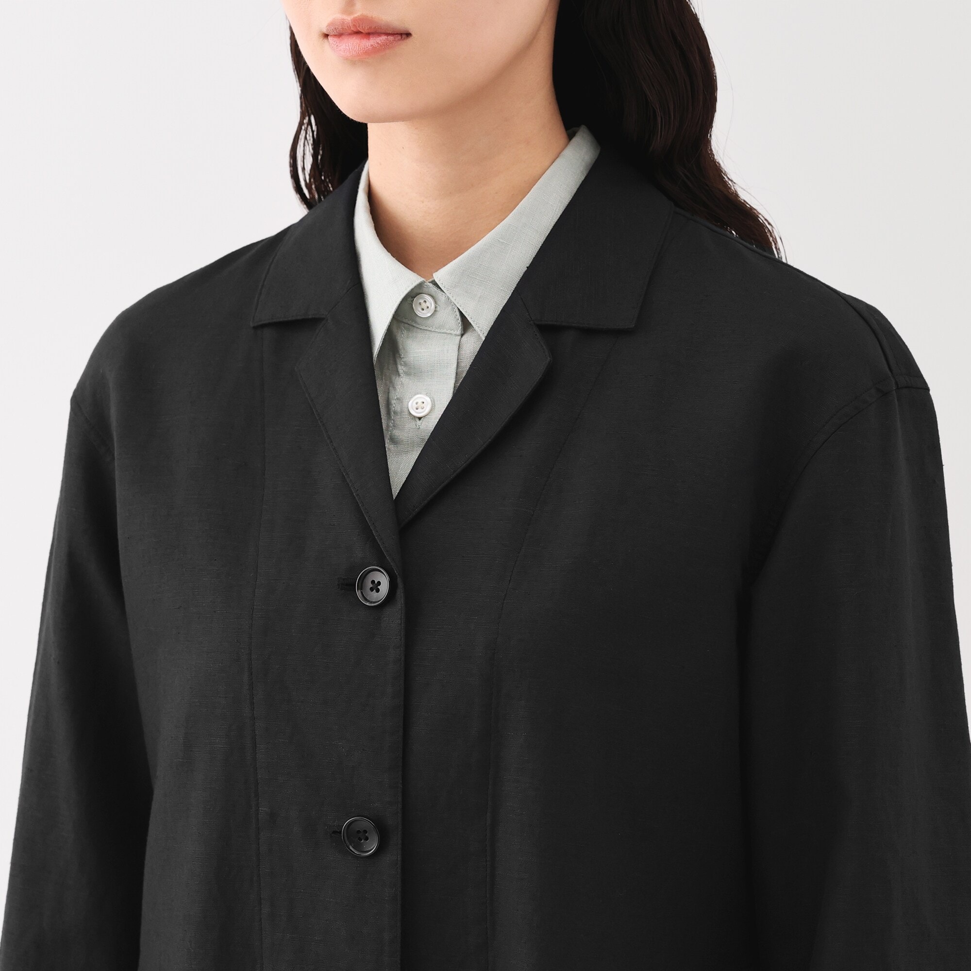 婦人 ヘンプ コットン コート | 無印良品