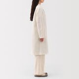 婦人　ヘンプ　コットン　コート