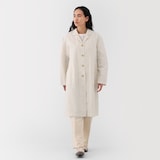 婦人　ヘンプ　コットン　コート