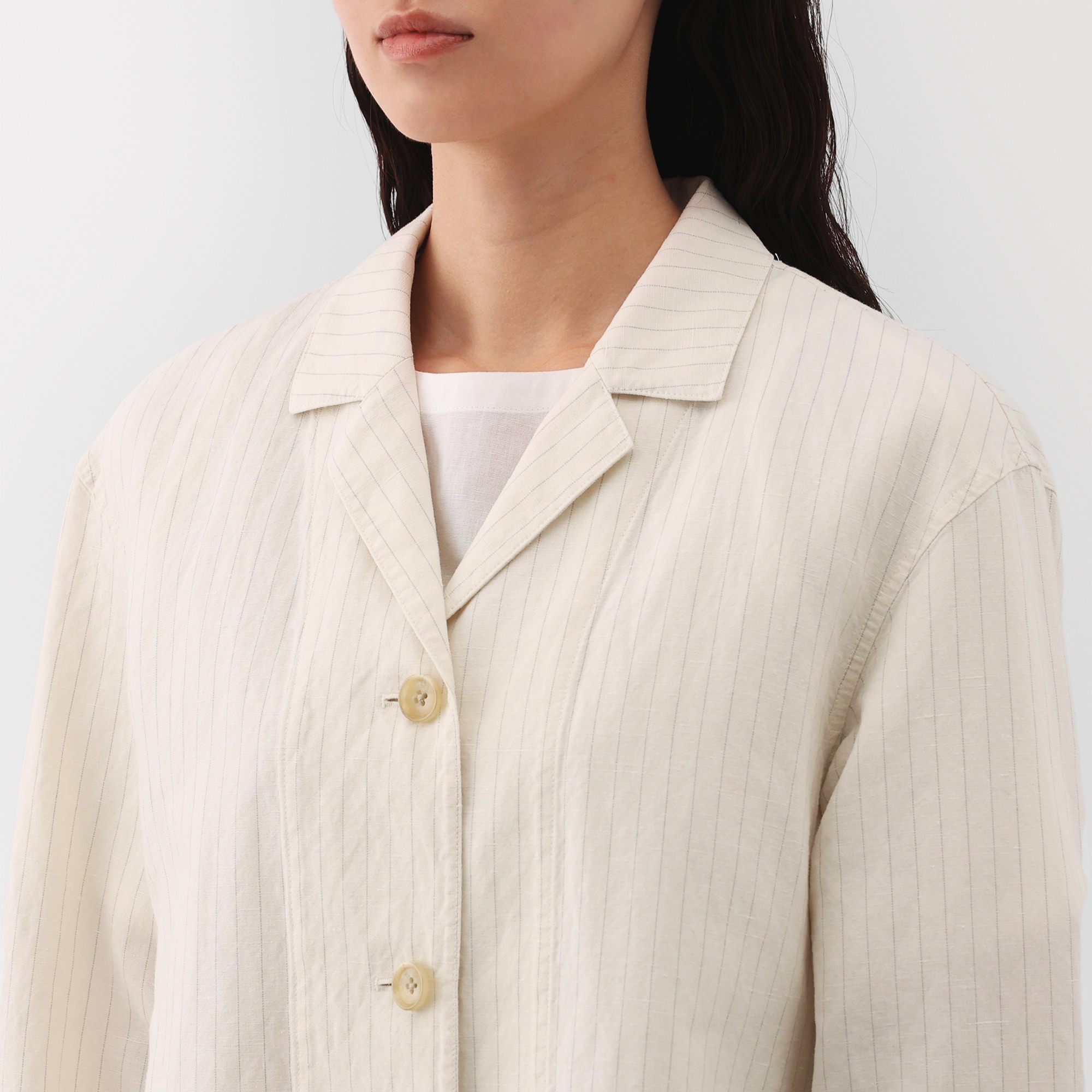 婦人　ヘンプ　コットン　コート