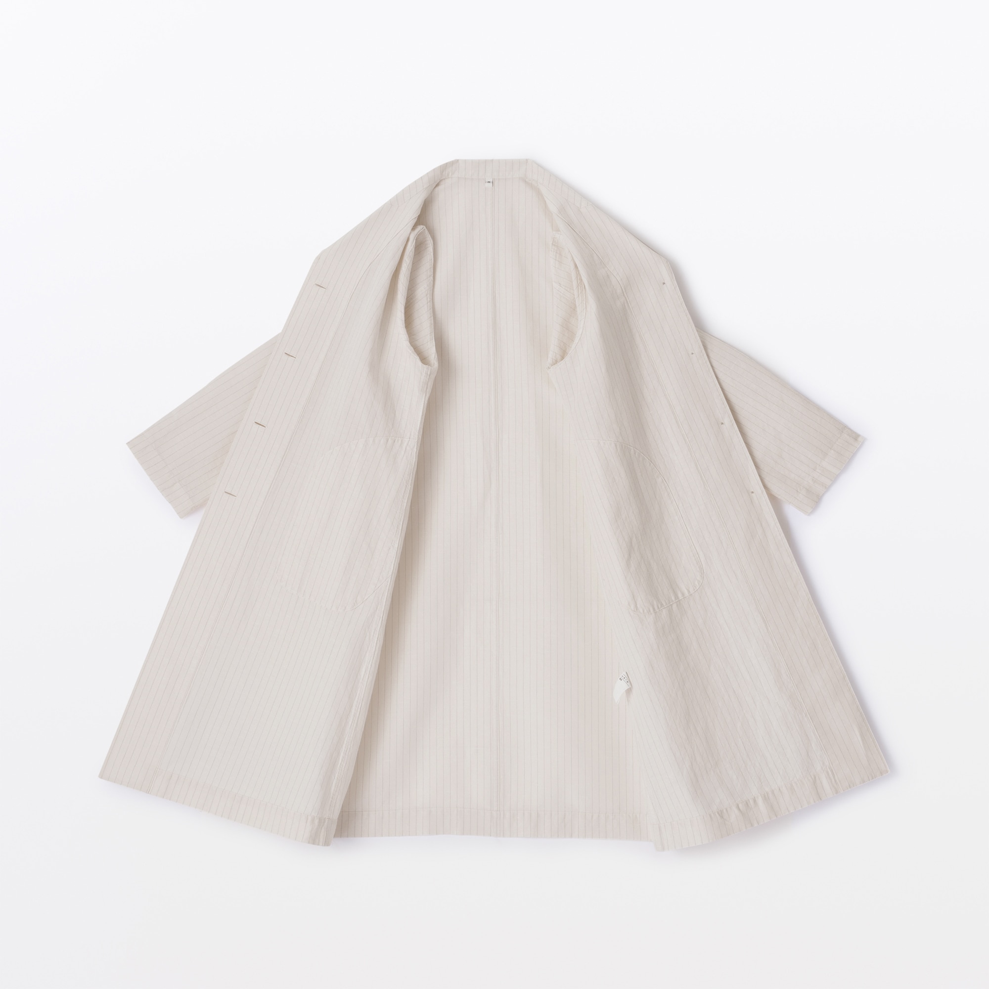 婦人　ヘンプ　コットン　コート