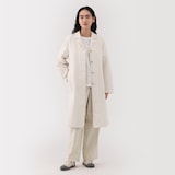 婦人　ヘンプ　コットン　コート