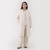 婦人　ヘンプ　コットン　コート