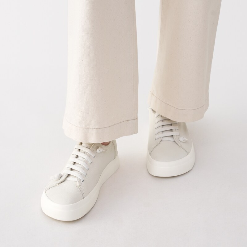 ムジラボMUJI LABO カンペールCAMPER スニーカー27.5 白