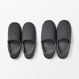 綿混天竺携帯用ルームシューズ