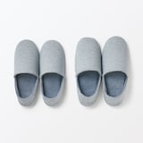 綿混天竺携帯用ルームシューズ