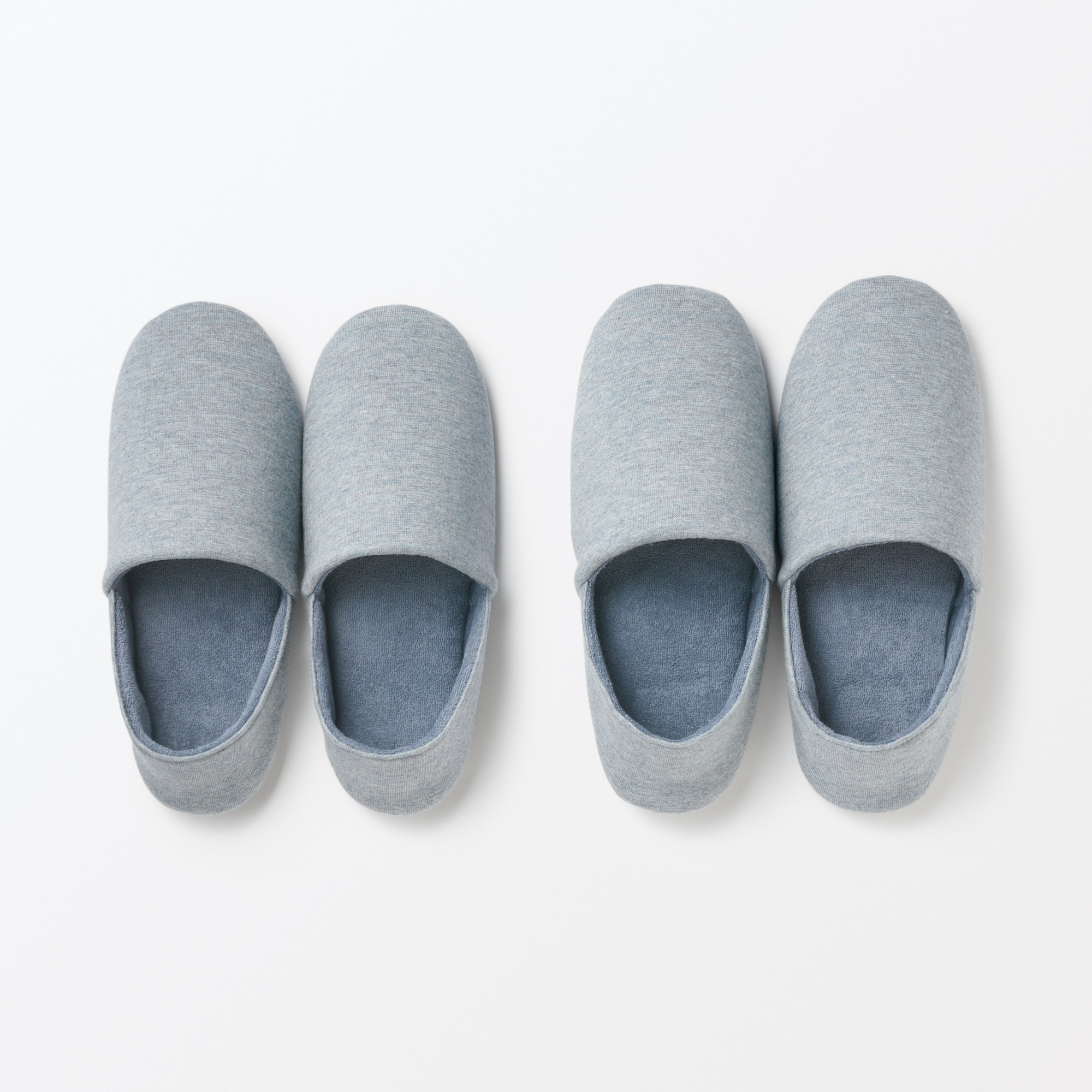 綿混天竺携帯用ルームシューズ